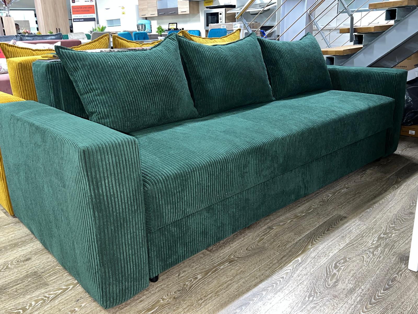 Canapea Modern 3 UltraSleep, Pocket, extensibila, 3 locuri, 230 cm x 95 cm x 80 cm