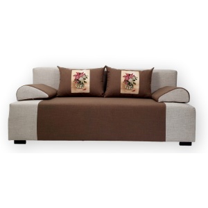 Canapea Lara 2 UltraSleep, Relaxa, Maro, extensibila, 3 locuri, 196 cm x 96 cm x 80 cm