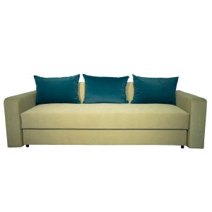 Canapea Modern galben extensibila cu lada de depozitare