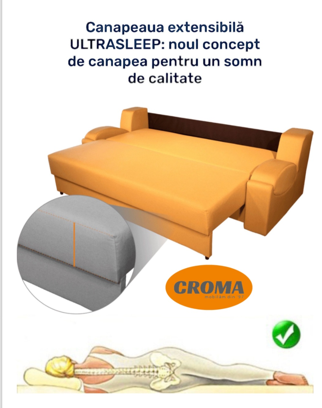 Canapea FASTA - imagine 2